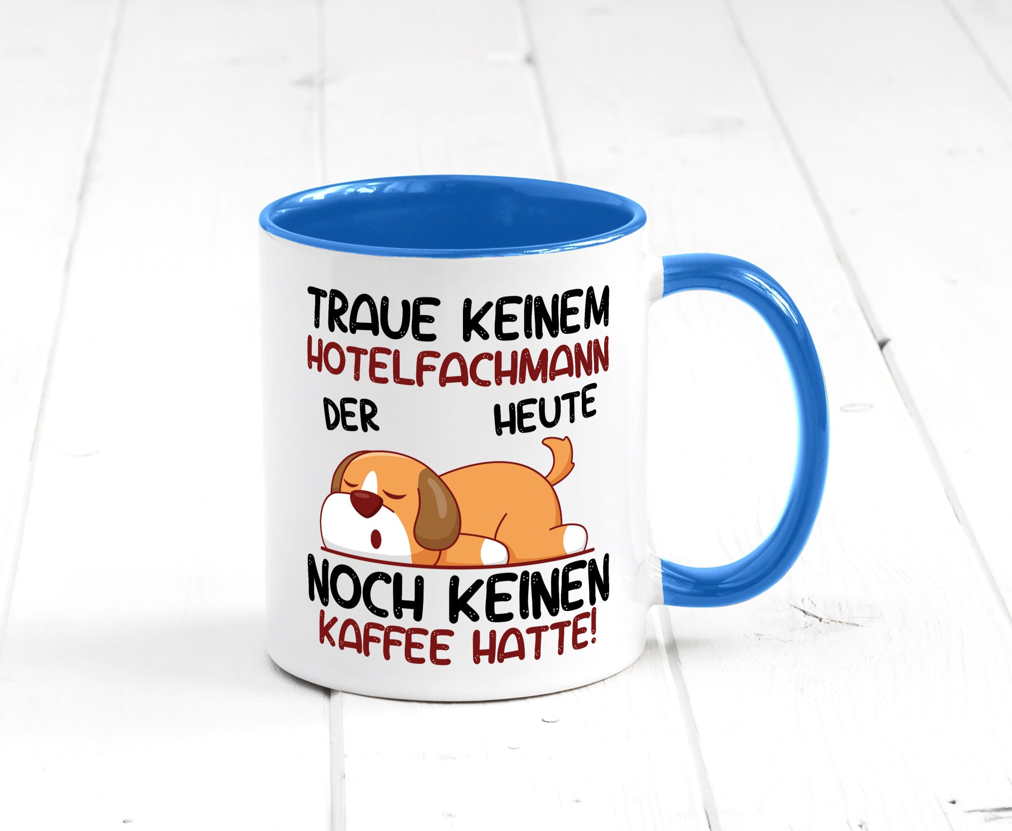 Traue keinem Hotelfachmann |Hotel lustig Humor Geschenkidee Geschenk Tasse