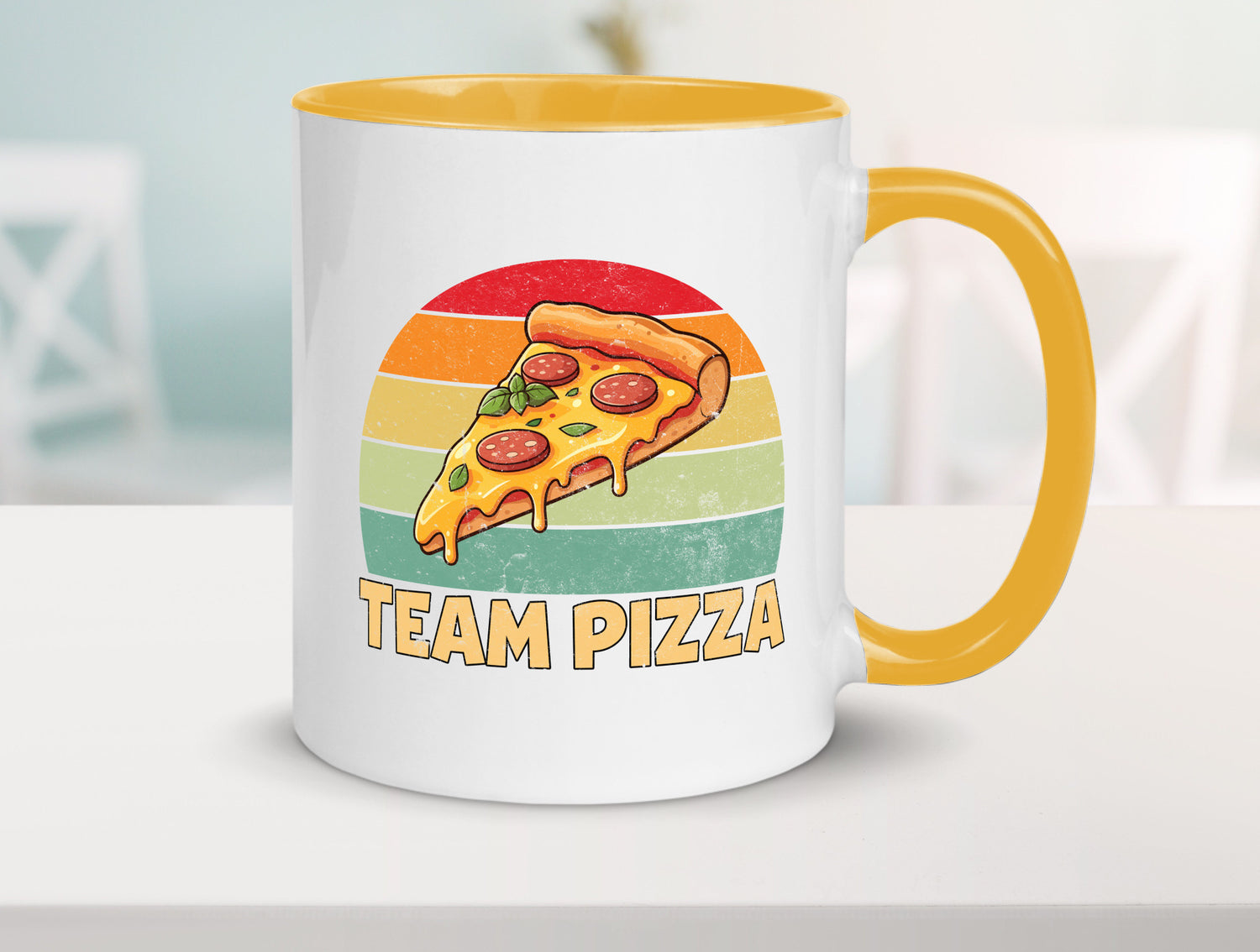 Team Pizza | Pizzaliebhaber Lover v2 Geschenkidee Humor Tasse