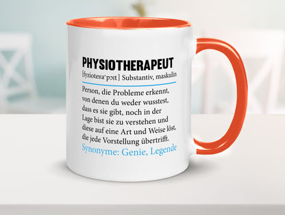 Physiotherapeut | Beruf Spruch Text lustig v2 Humor Arbeit Kollegen Büro