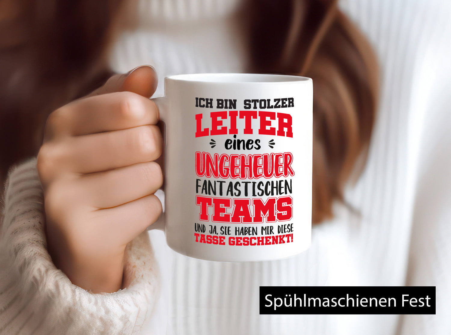 Stolzer Teamleiter | Beruf Tasse Mitarbeiter Humor lustiger Spruch Geschenk