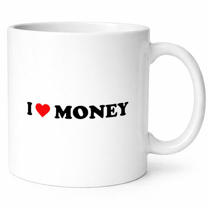 I love money | Geld Geschenk Humor Geschenkidee lustiger Spruch Tasse