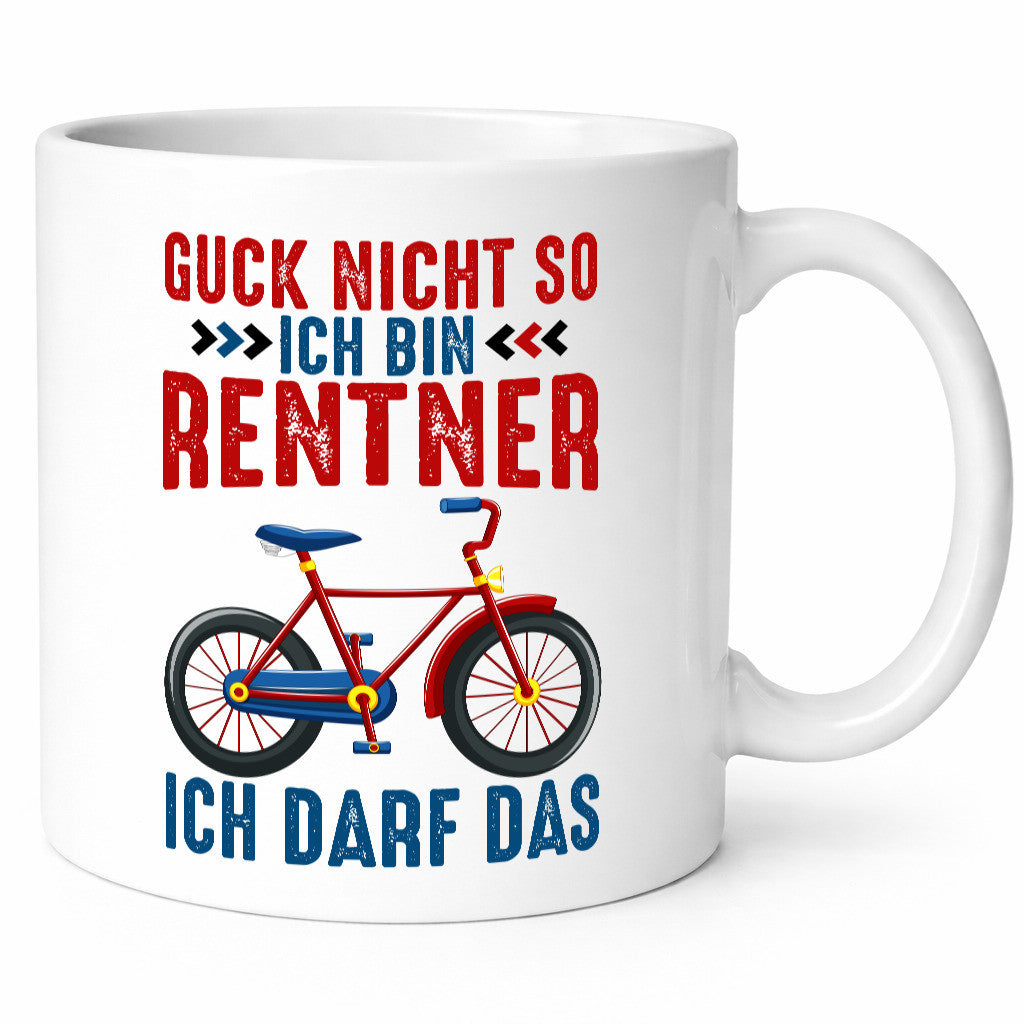 Guck nicht so ich bin Rentner | Ruhestand E-Bike v2 Geschenkidee Jubiläum Humor