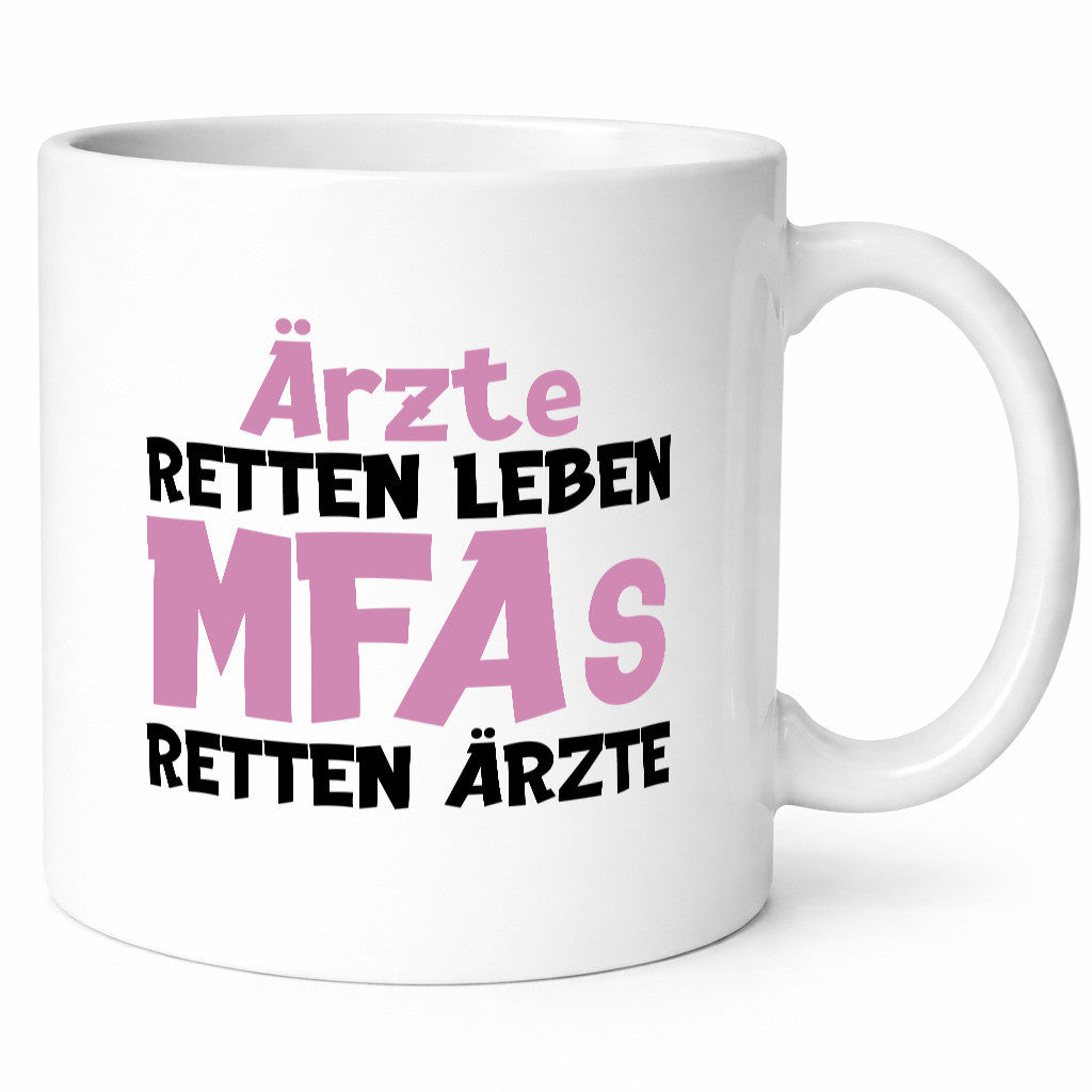 MFA retten Ärzte | Medizinische Fachangestellte Arzthelfer Geschenk Humor