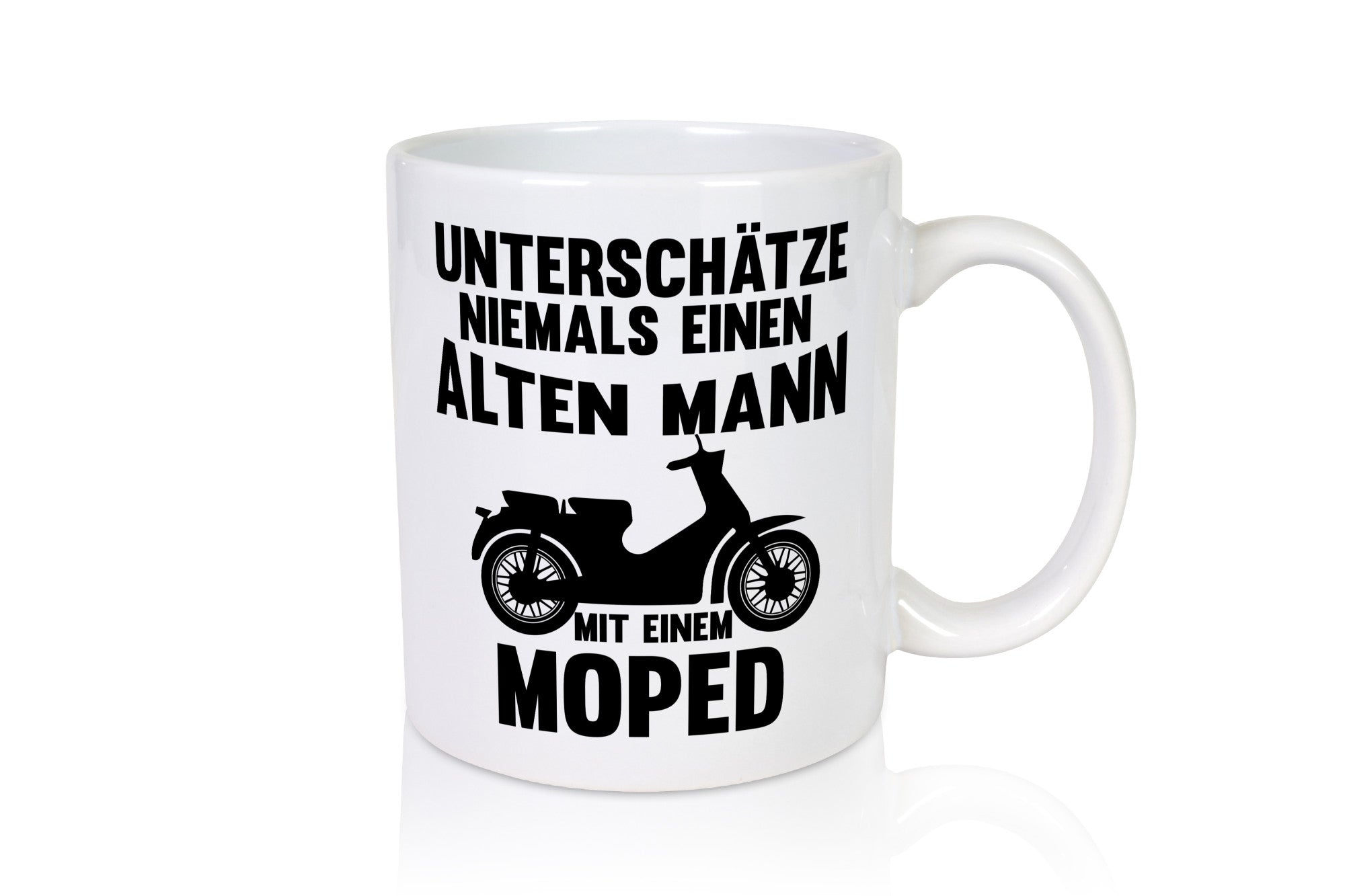 Unterschätze keinen alten Mann mit Moped | lustig Humor Geschenkidee Geschenk
