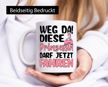 Prinzessin darf jetzt Fahren | Führerschein Einhorn lustiger Spruch Geschenk