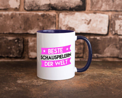 Beste Schauspielerin | Theater lustiger Spruch Geschenk Humor Geschenkidee Tasse