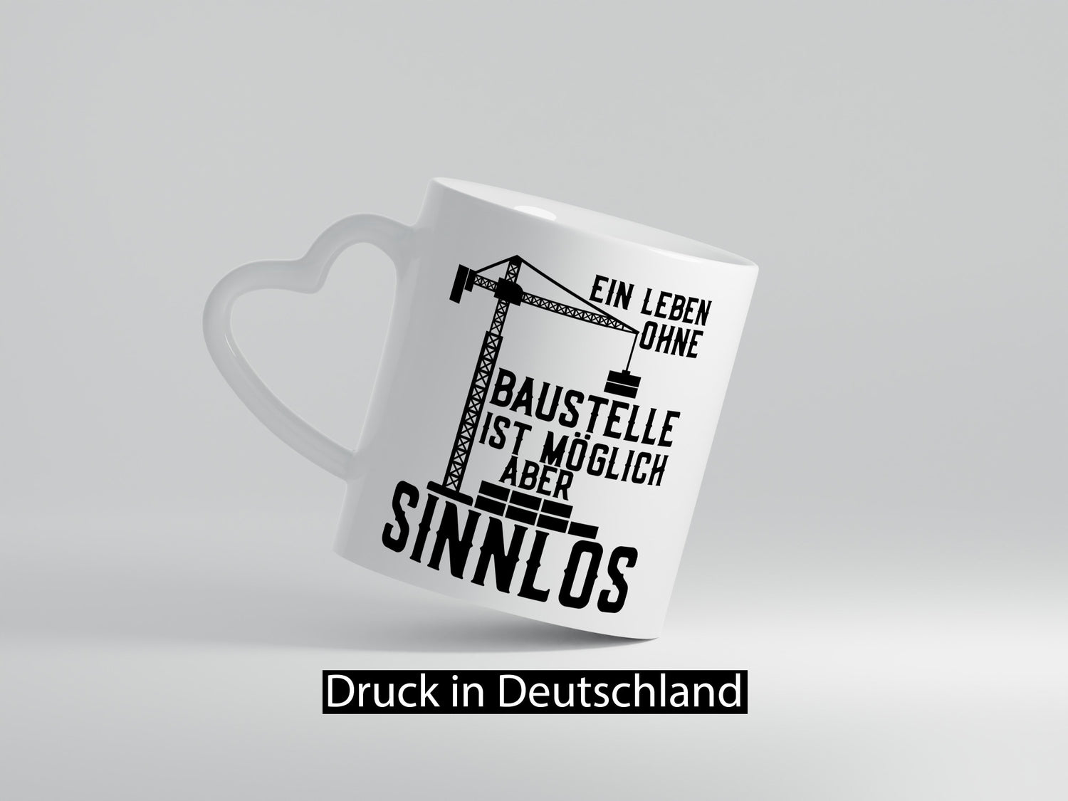 Baustelle | Baumeister Kollegen Bauarbeiter Kran Geschenk Arbeit Büro lustiger
