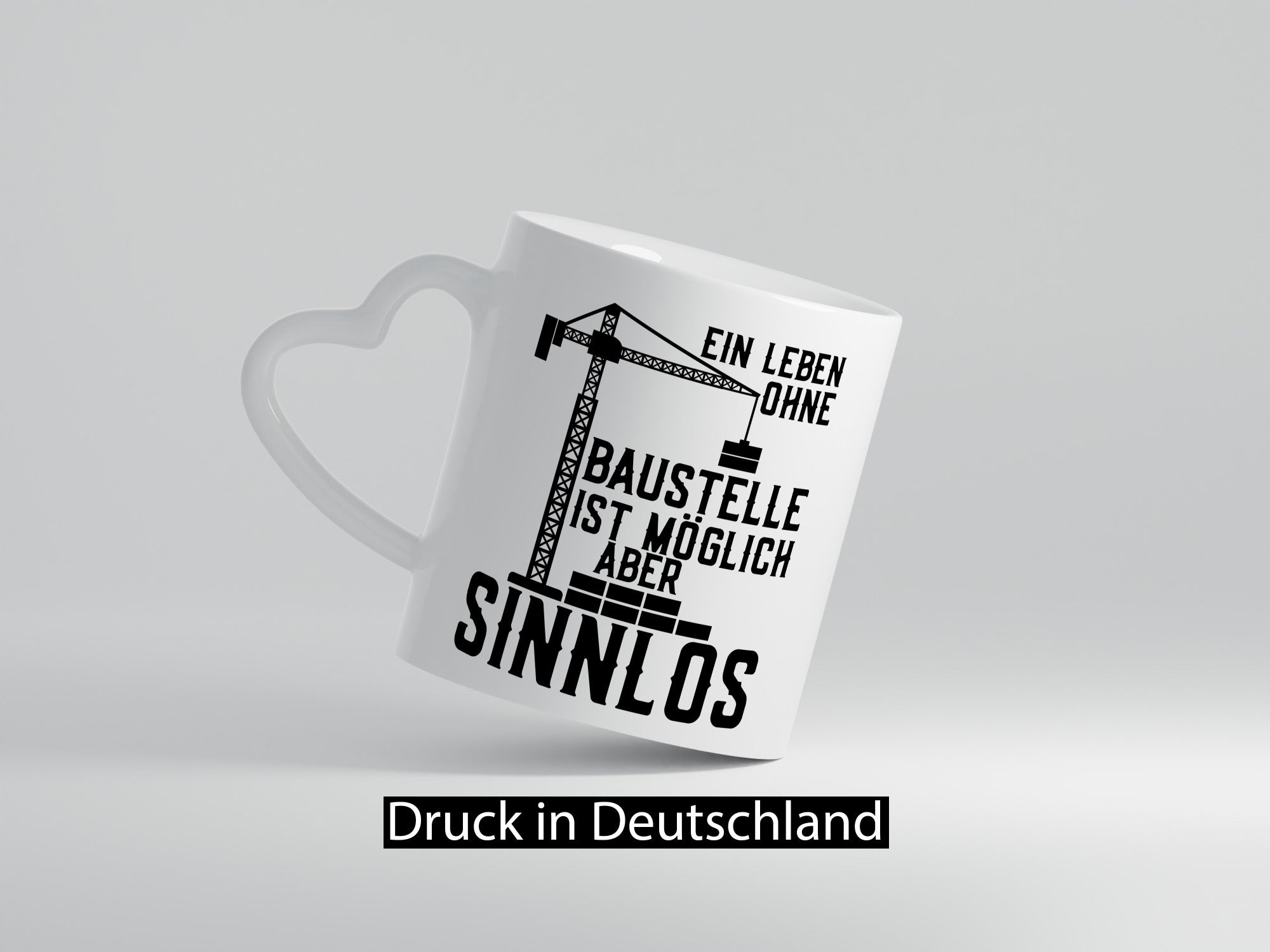 Baustelle | Baumeister Kollegen Bauarbeiter Kran Geschenk Arbeit Büro lustiger