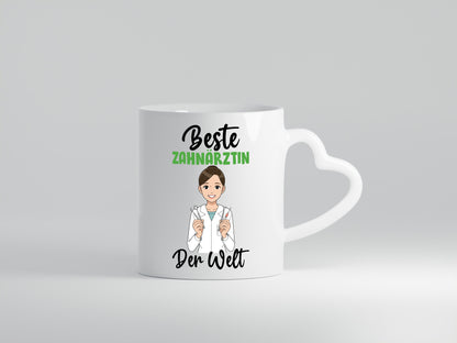 Beste Zahnärztin | Zahnmedizin Beruf v2 Humor Arbeit Kollegen Büro Geschenkidee