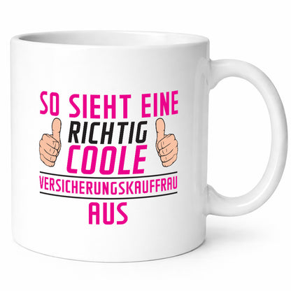 Richtig Coole Versicherungskauffrau | Kauffrau lustiger Spruch Geschenk Humor