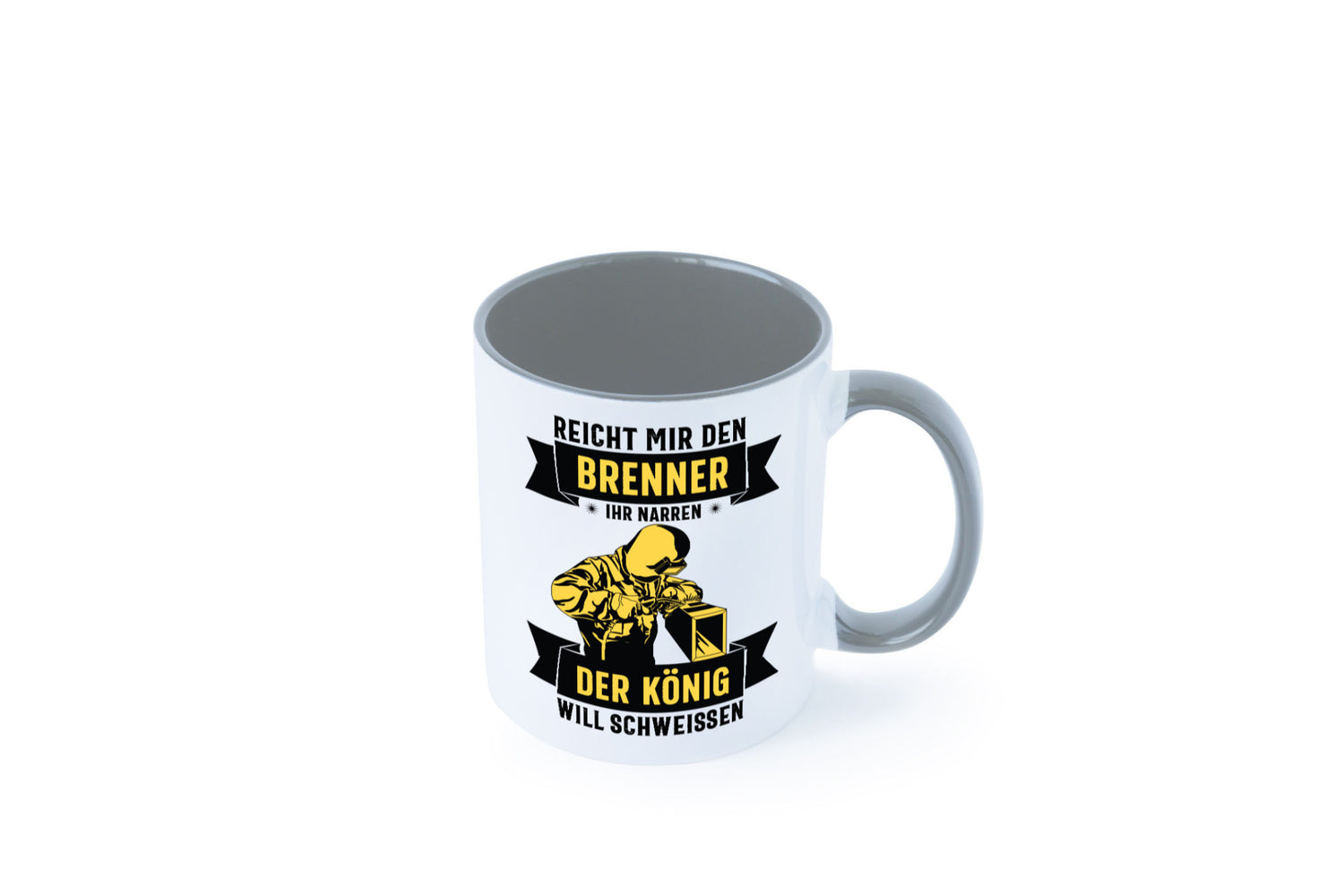 König will schweissen | Schweisser Sterne lustiger Spruch Geschenk Humor