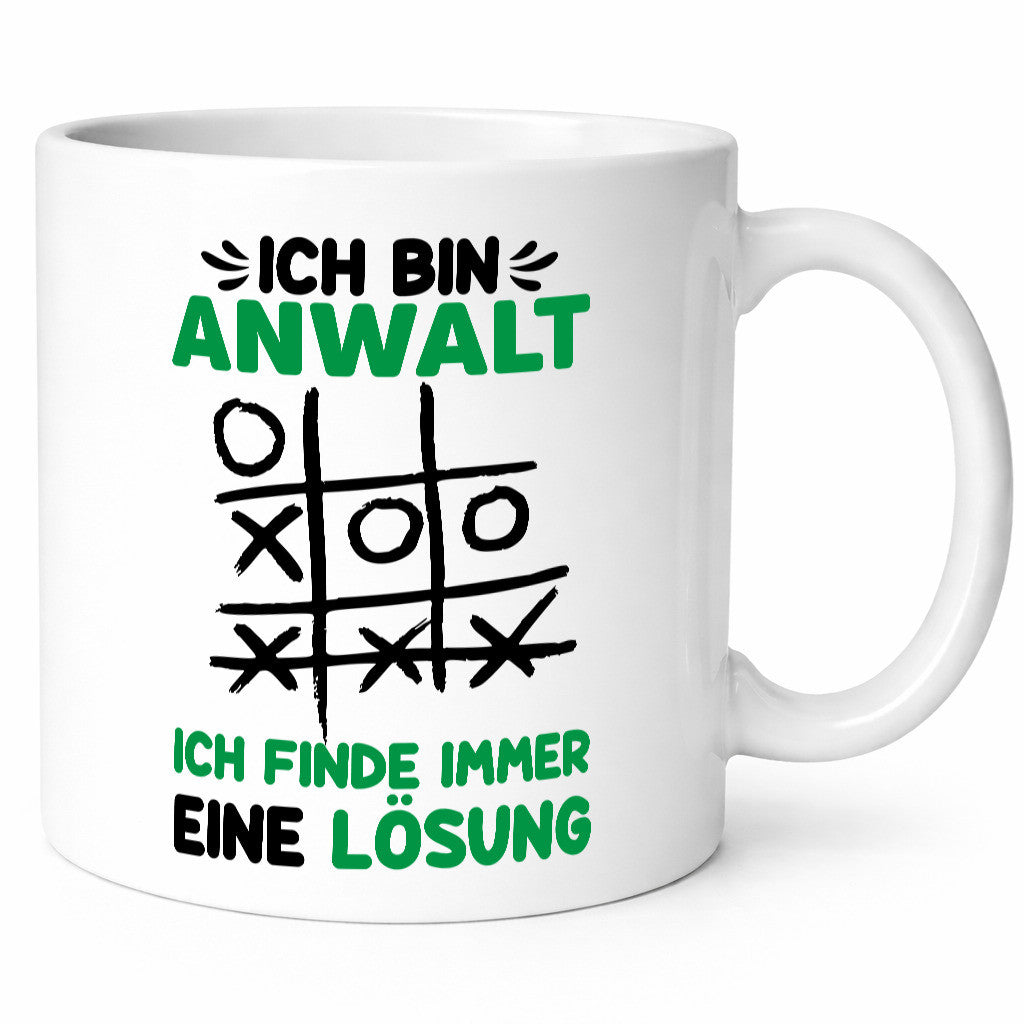 Ich finde immer eine Lösung | Anwalt rechtsanwalt lustiger Spruch Geschenk