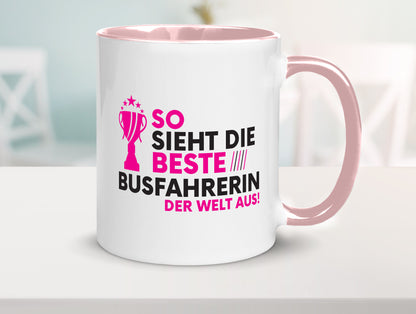 Die Weltbeste Busfahrerin | Berufsfahrer Fahrerin Geschenk Arbeit Kollegen Büro