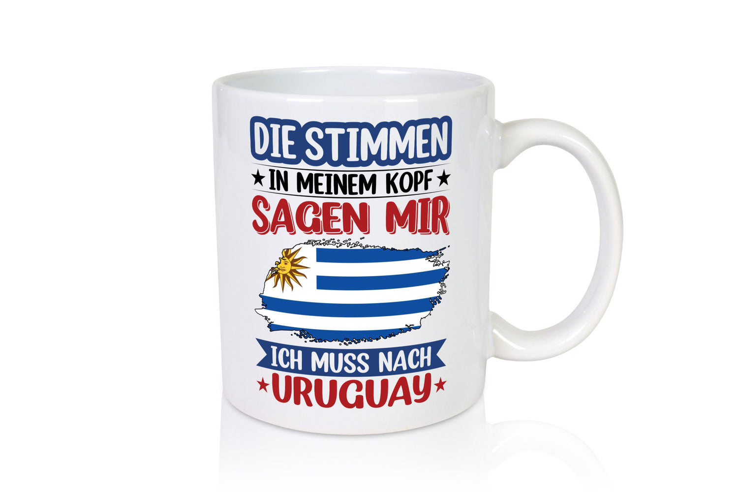Uruguay | Urlaub Stimmen in meinem Kopf Traumland Geschenk Humor Geschenkidee
