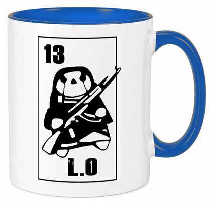 13 L.O lustiger Spruch Geschenk Humor Geschenkidee Tasse