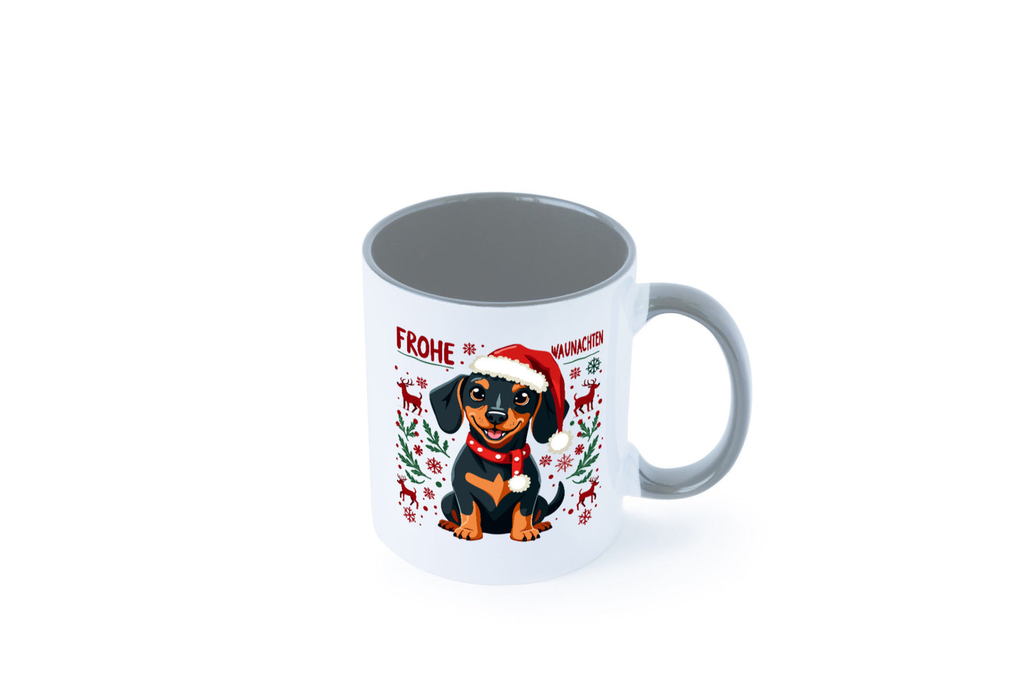 Frohe Waunachten | Ugly Christmas Weihnachtshund v2 Humor Tierliebhaber