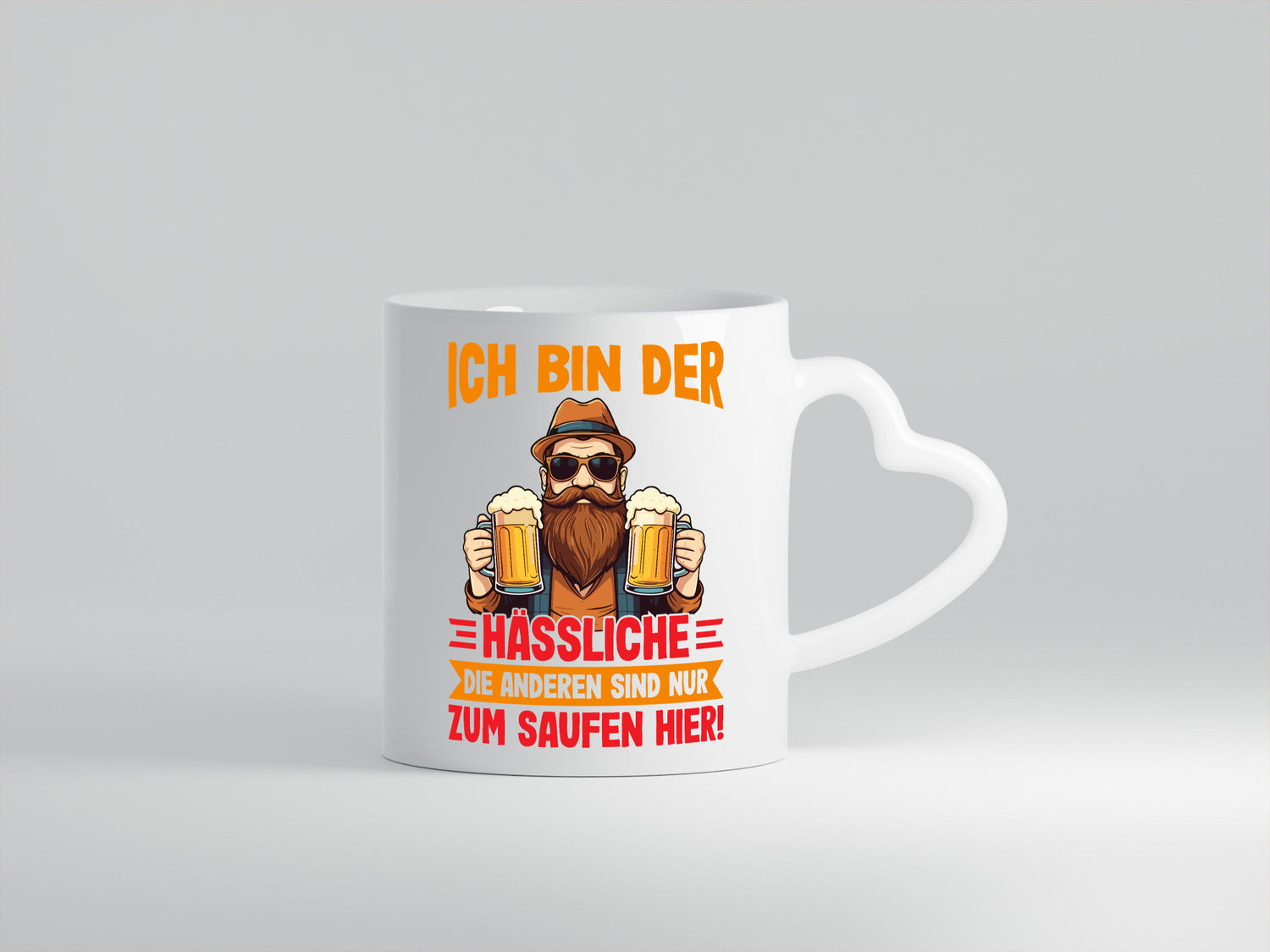 Ich bin der Hässliche | JGA Hochzeit Geschenkidee Humor Tasse