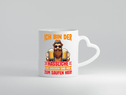 Ich bin der Hässliche | JGA Hochzeit Geschenkidee Humor Tasse