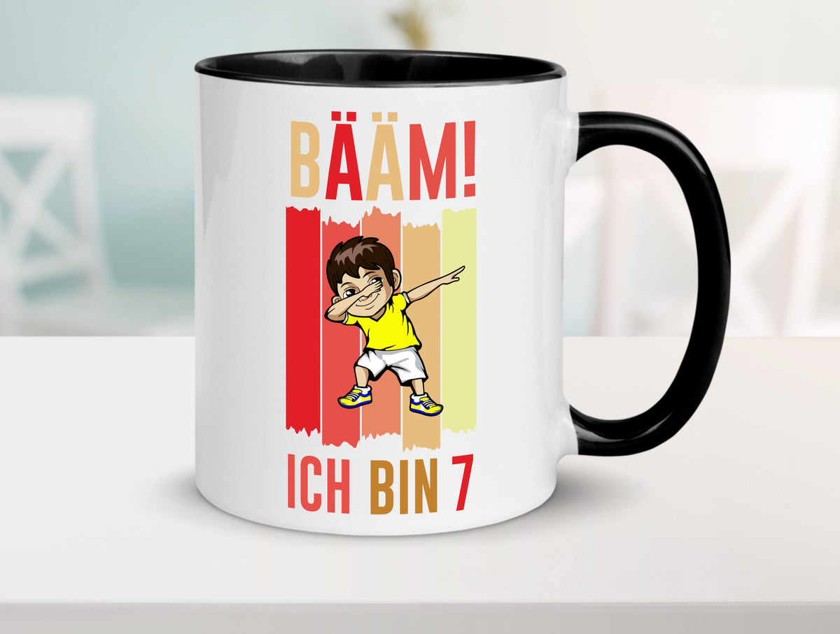 7. Geburtstag | 7 Jahre Bääm ich bin Humor Geschenkidee Tasse