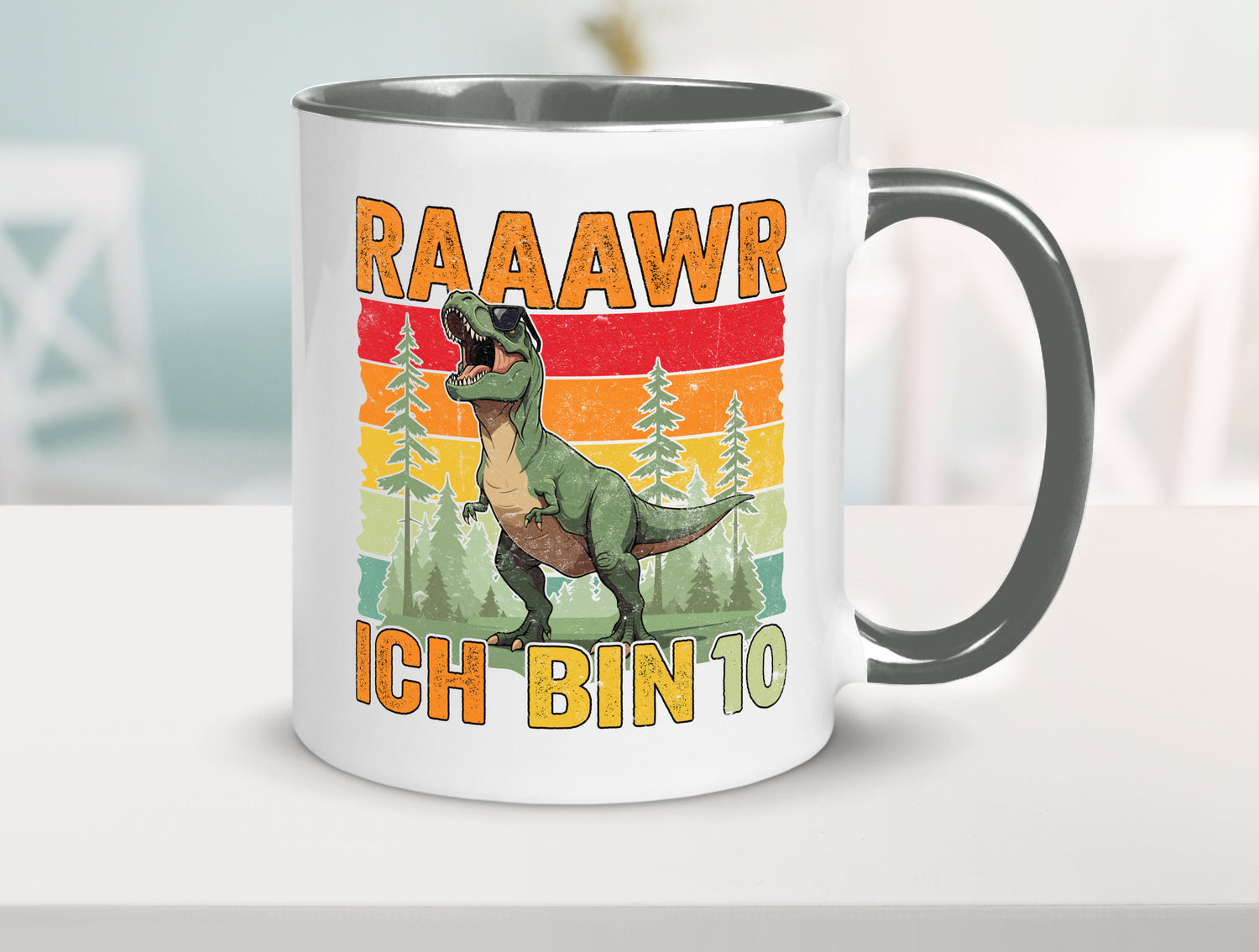 10. Geburtstag | 10 Jahre rarrrr ich bin Dinosaurier lustig Geschenkidee