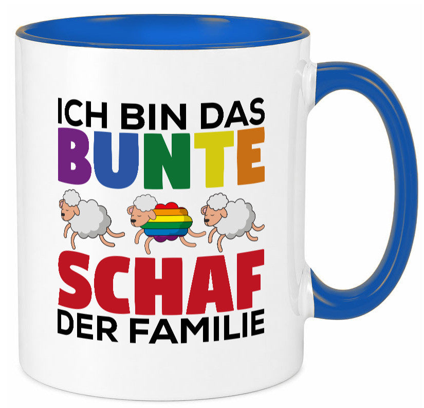 LGBTQ+ Tasse | Buntes Schaf Regenbogen Humor Geschenkidee
