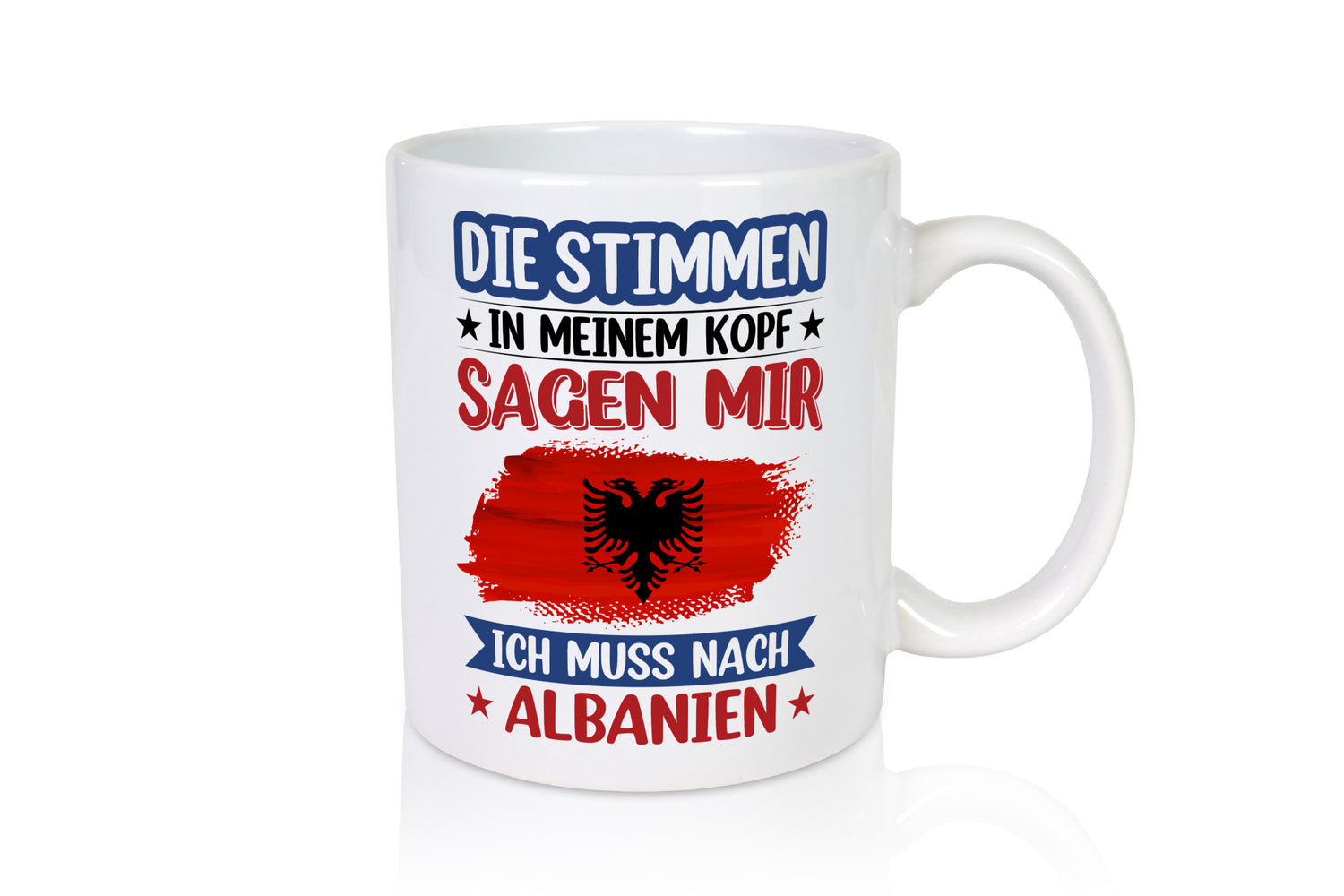 Albanien | Urlaub Stimmen in meinem Kopf Traumland lustig Humor Geschenkidee