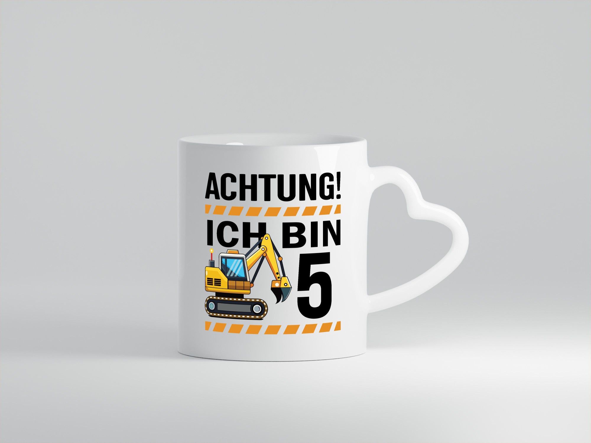 5 Geburtstag Ich bin | Bagger Junge Humor Geschenkidee Tasse