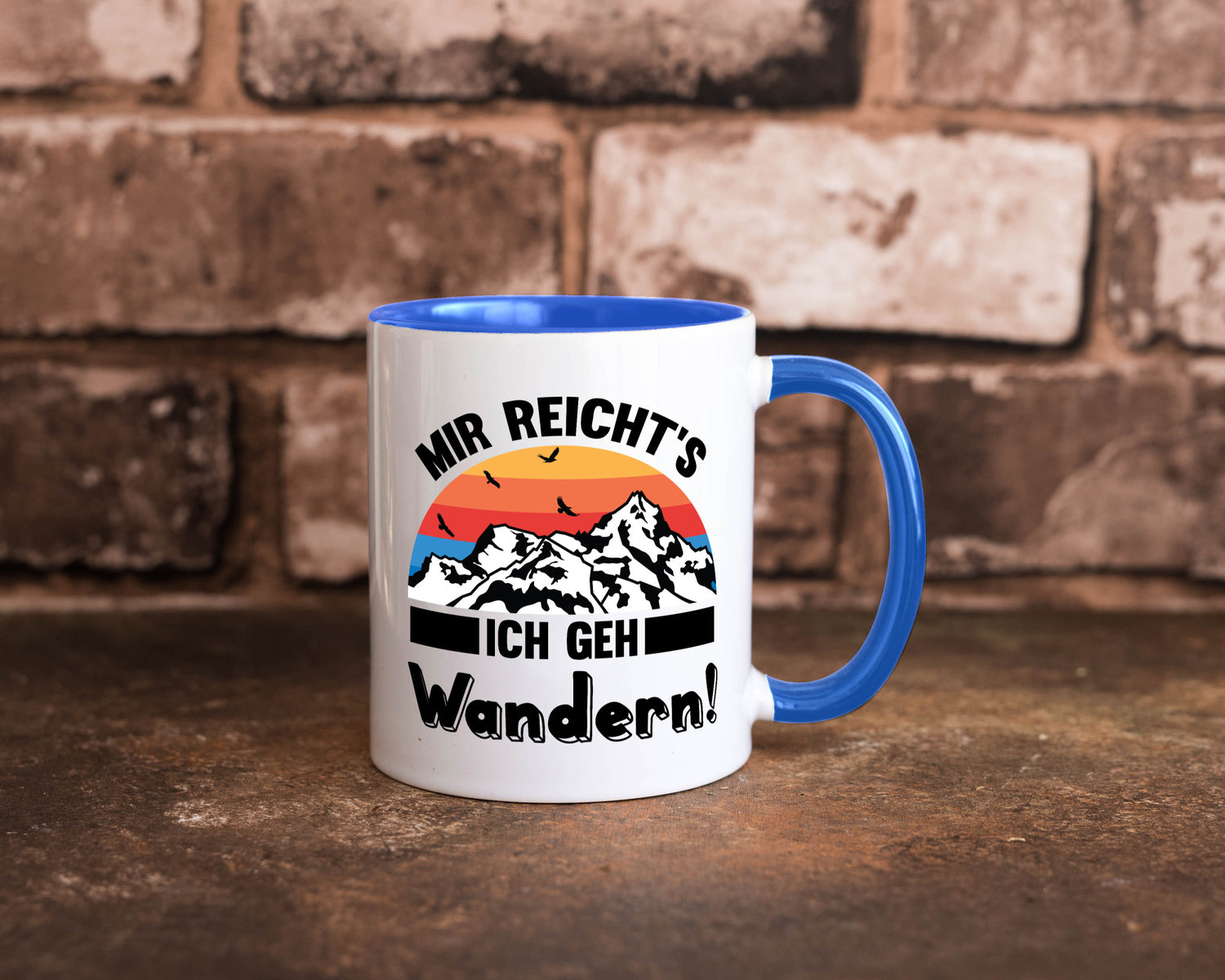 Mir reichts ich geh Wandern | Berge Laufen Natur Humor Geschenkidee Tasse