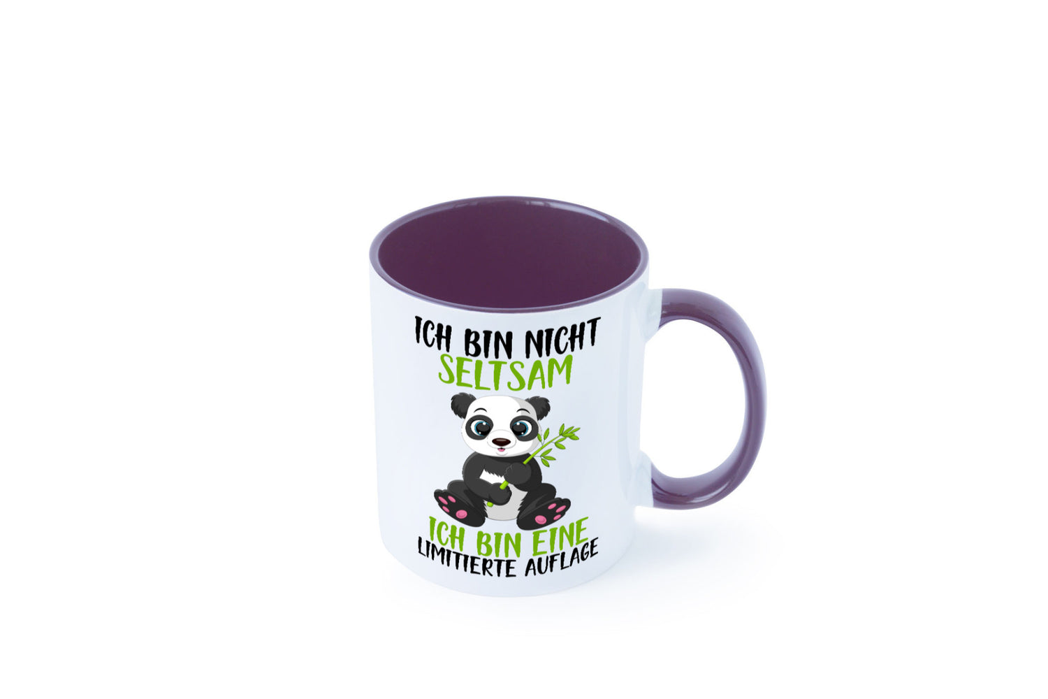 Ich bin nicht seltsam | süßer Pandabär lustiger Spruch Humor Geschenkidee Tasse