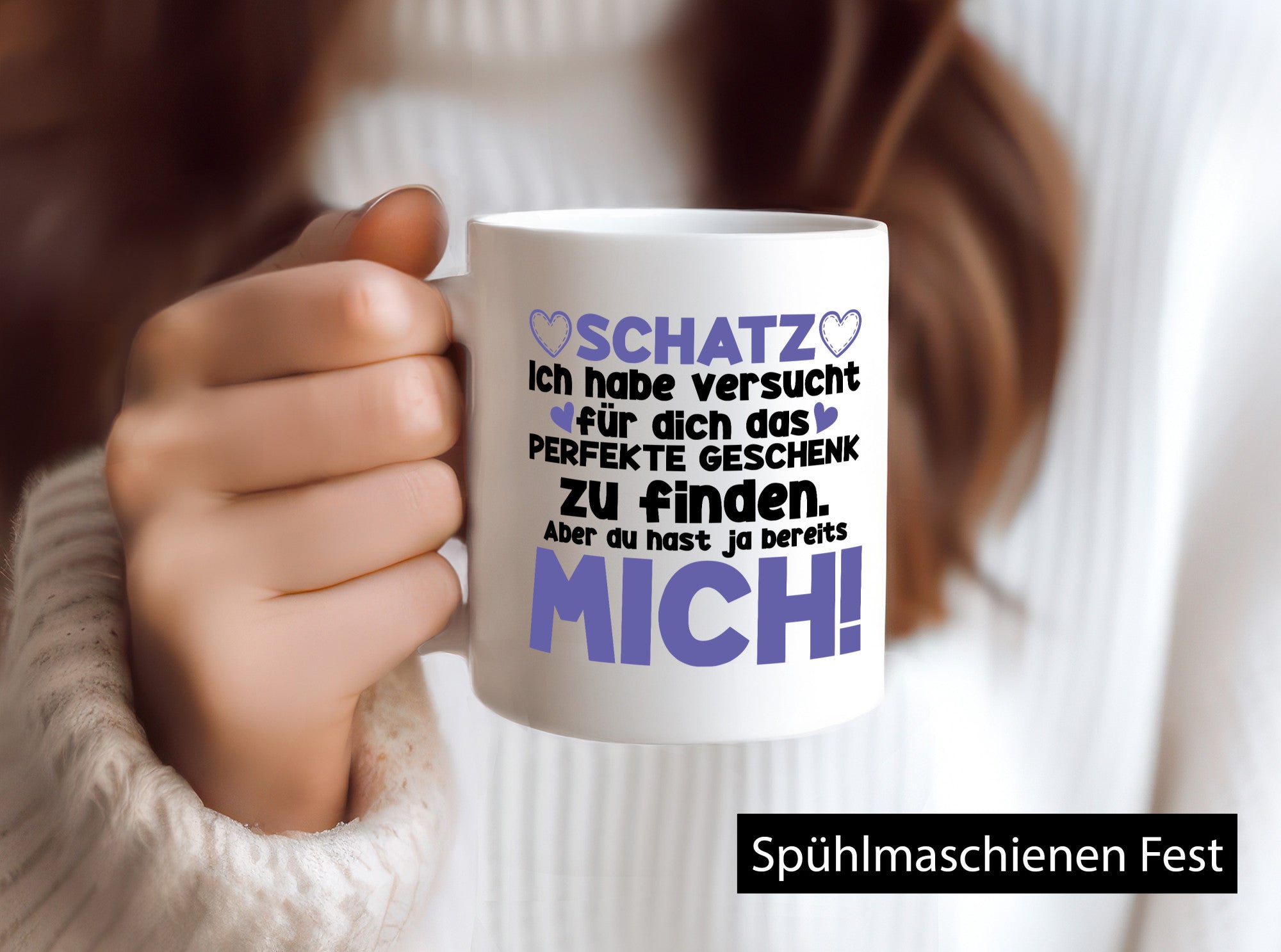 Schatz | Liebe Valentinstag Freund Freundin Herz Geschenkidee Humor Tasse