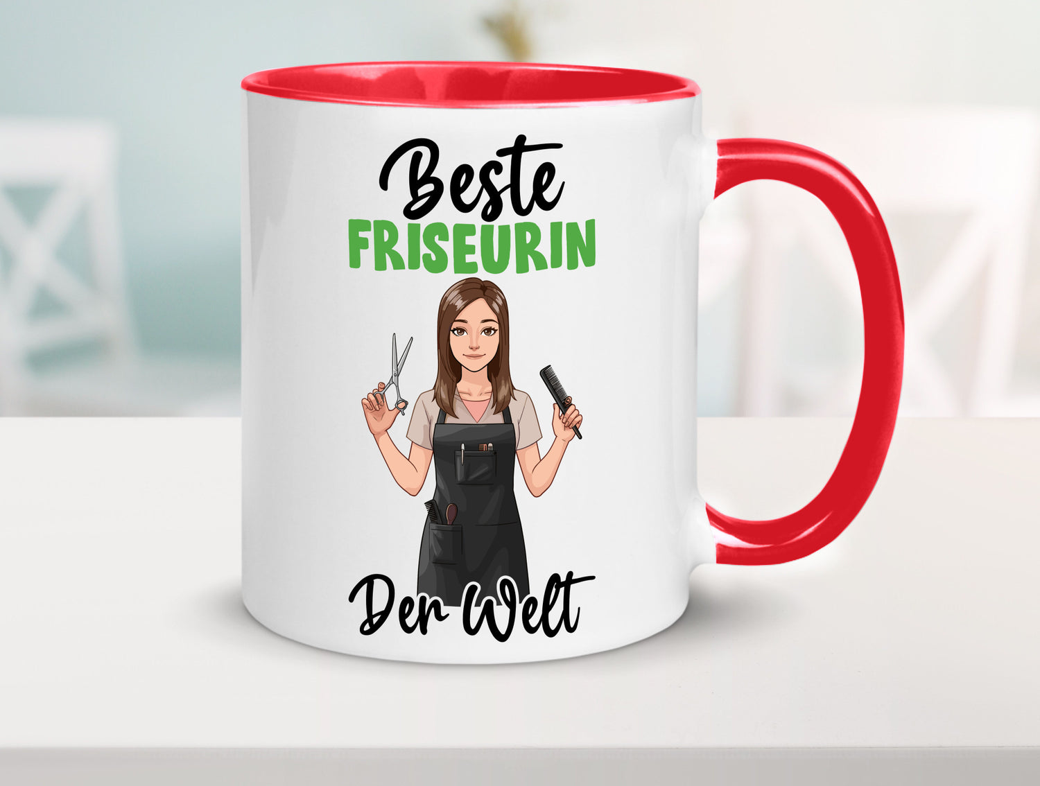 Beste Friseurin | Friseuse Frisuerin Geschenk Humor Geschenkidee lustiger