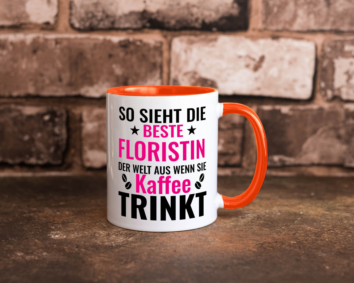 Kaffee trinkt: Floristin | Blumen Verkäuferin lustiger Spruch Geschenk Humor