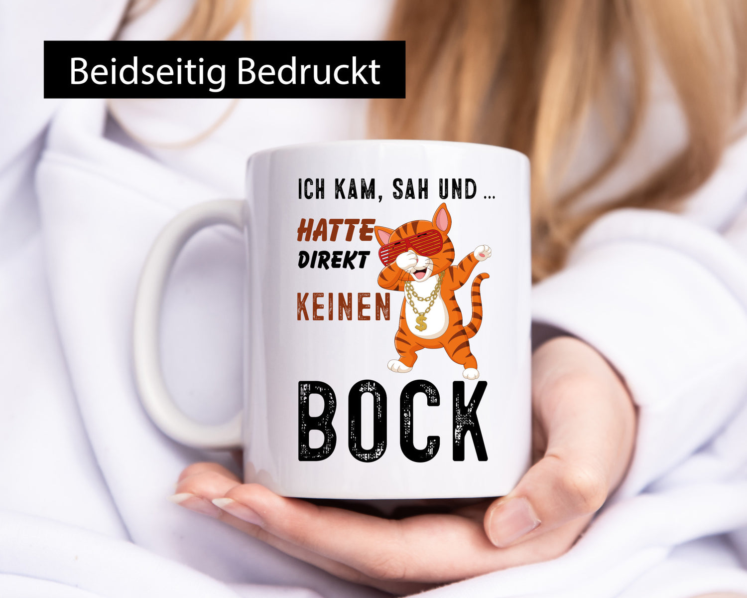 Ich habe keinen Bock lustiger Spruch Geschenk Humor Geschenkidee Tasse