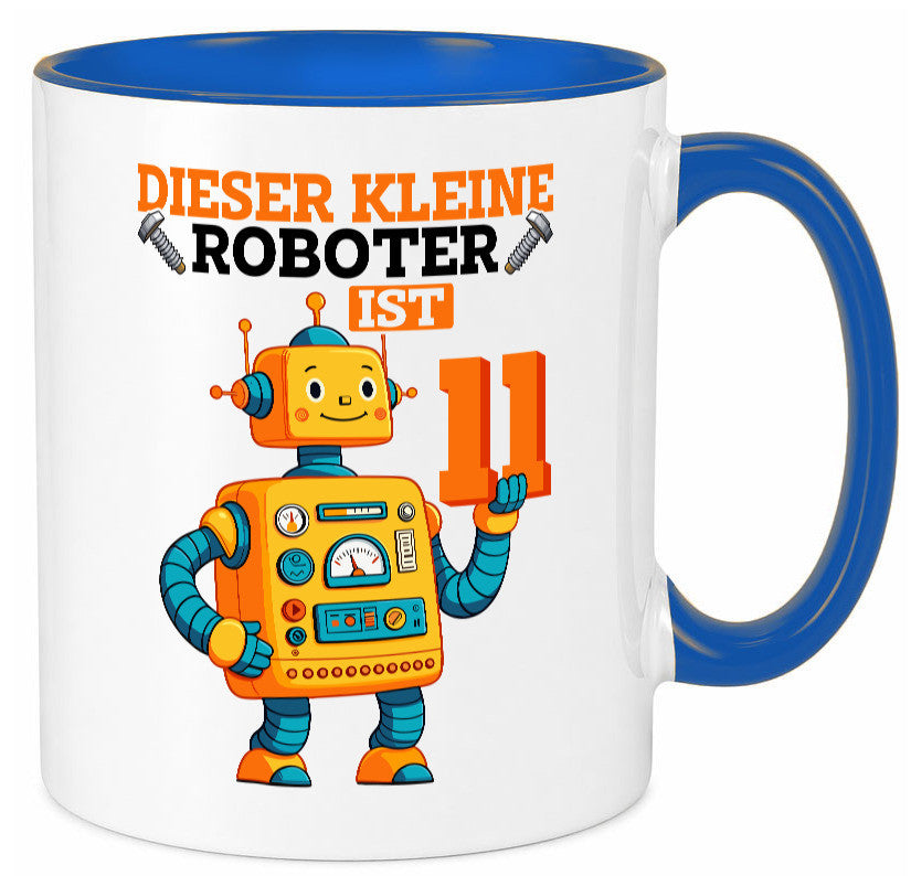 11. Geburtstag | 11 Jahre Roboter Junge Geschenk Geschenkidee lustiger Spruch Tasse