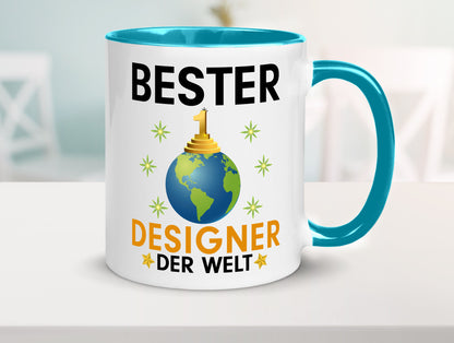 Welt Bester Designer Beruf | Mode Geschenk Arbeit Kollegen Büro lustiger Spruch
