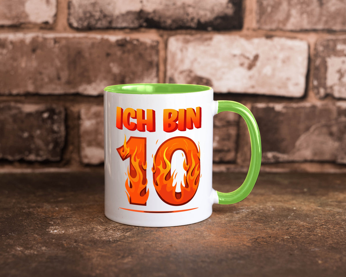 10. Geburtstag | 10 Jahre Drache lustiger Spruch Geschenk Geschenkidee Tasse