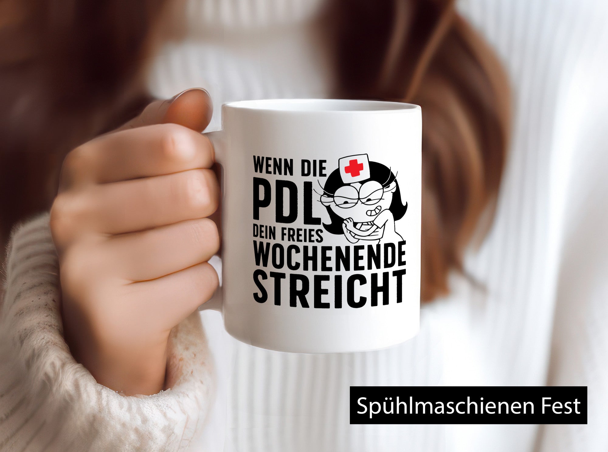 PDL streicht Wochenende | Krankenschwester lustig Humor Geschenkidee Geschenk