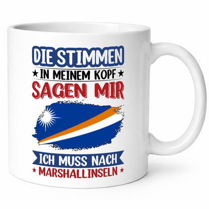 Marshallinseln | Urlaub Stimmen in meinem Kopf Traumland Humor Geschenkidee