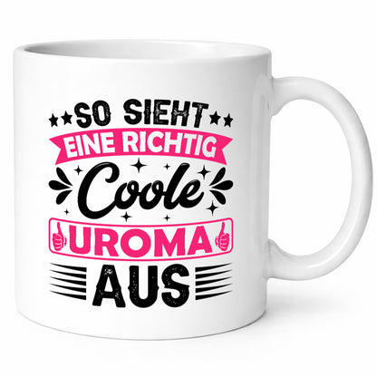 Coole Uroma | Oma Urgroßmutter lustig Familie Geschenkidee Geschenk Tasse