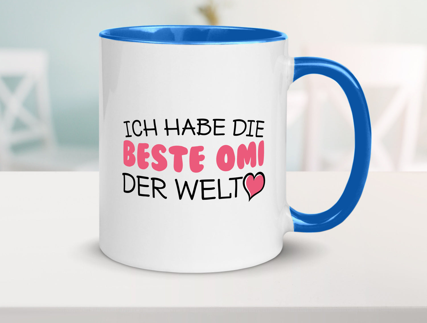 Beste Omi der Welt | Oma Tasse Geburtstag Muttertag lustig Familie Geschenkidee