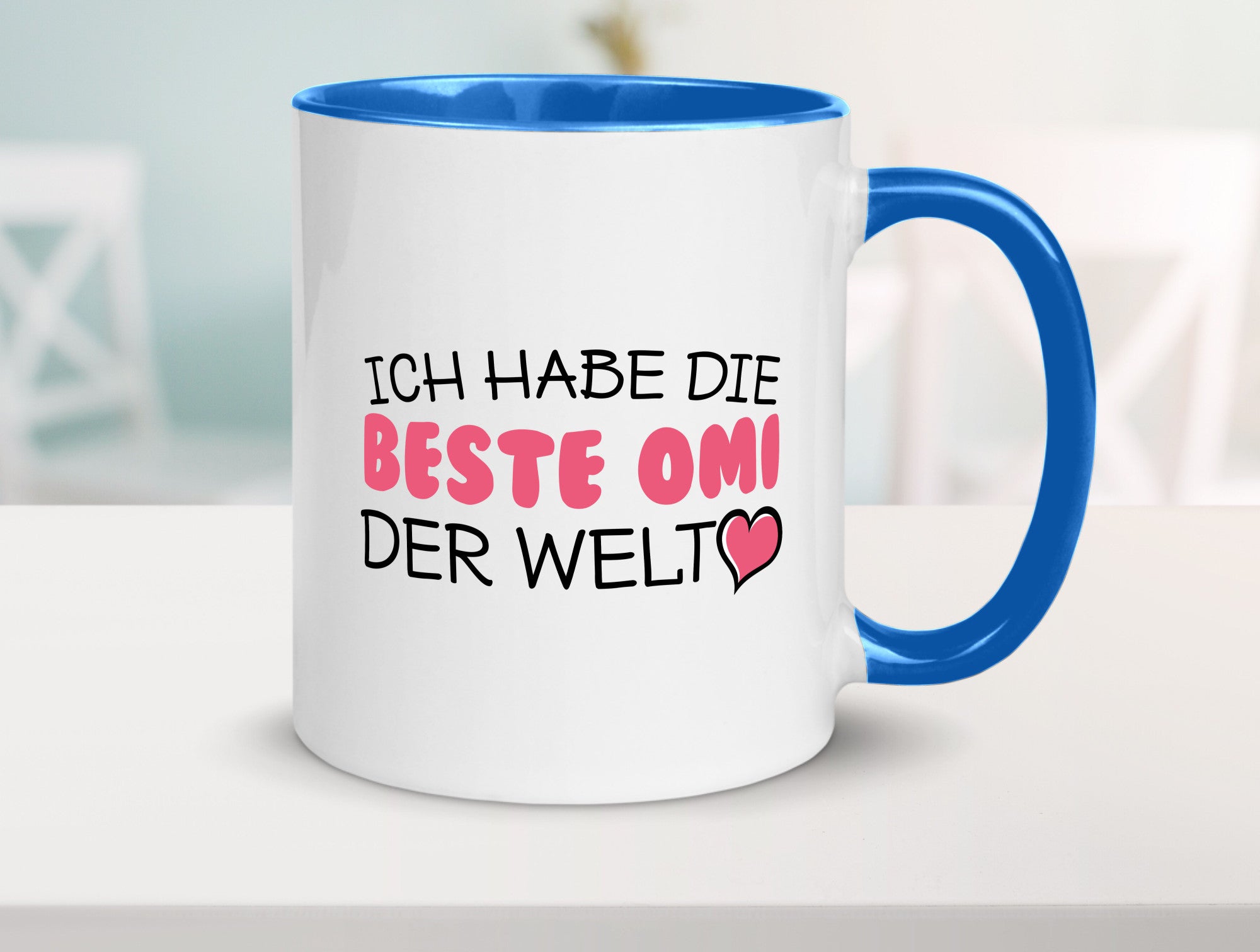 Beste Omi der Welt | Oma Tasse Geburtstag Muttertag lustig Familie Geschenkidee