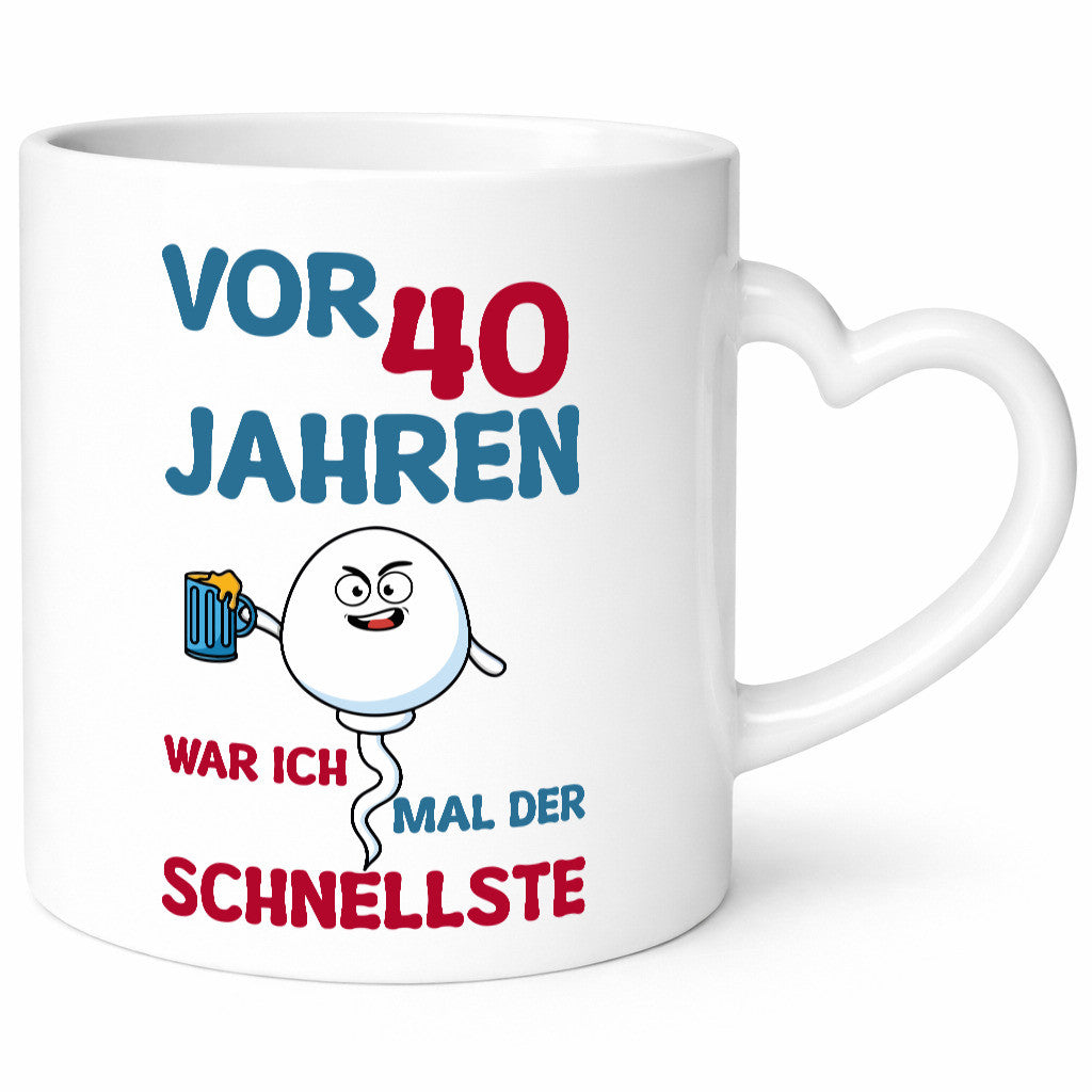 40. Geburtstag | vor 40 Jahren war ich der schnellste Geschenk Geschenkidee
