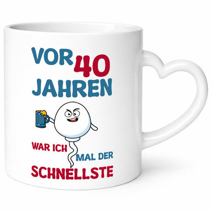 40. Geburtstag | vor 40 Jahren war ich der schnellste Geschenk Geschenkidee