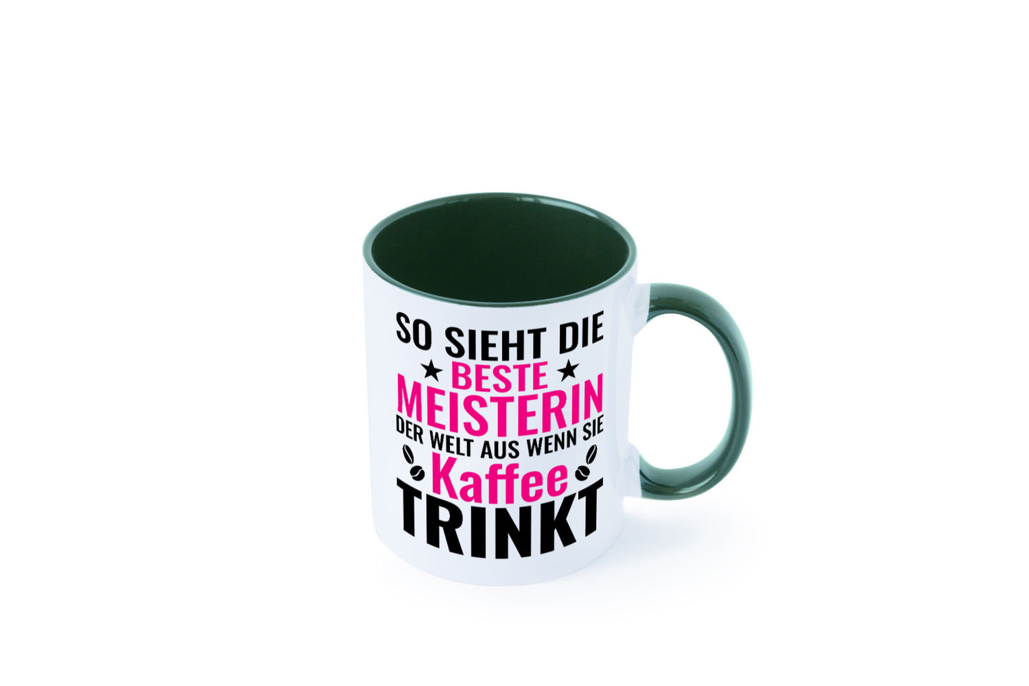 Kaffee trinkt: Meisterin | Meisterbrief Humor Geschenkidee Tasse