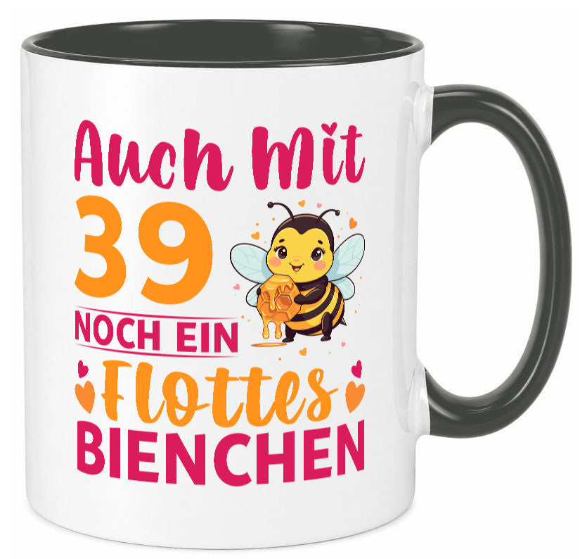 39. Geburtstag | Flottes Bienchen 39 Jahre lustiger Spruch Geschenk
