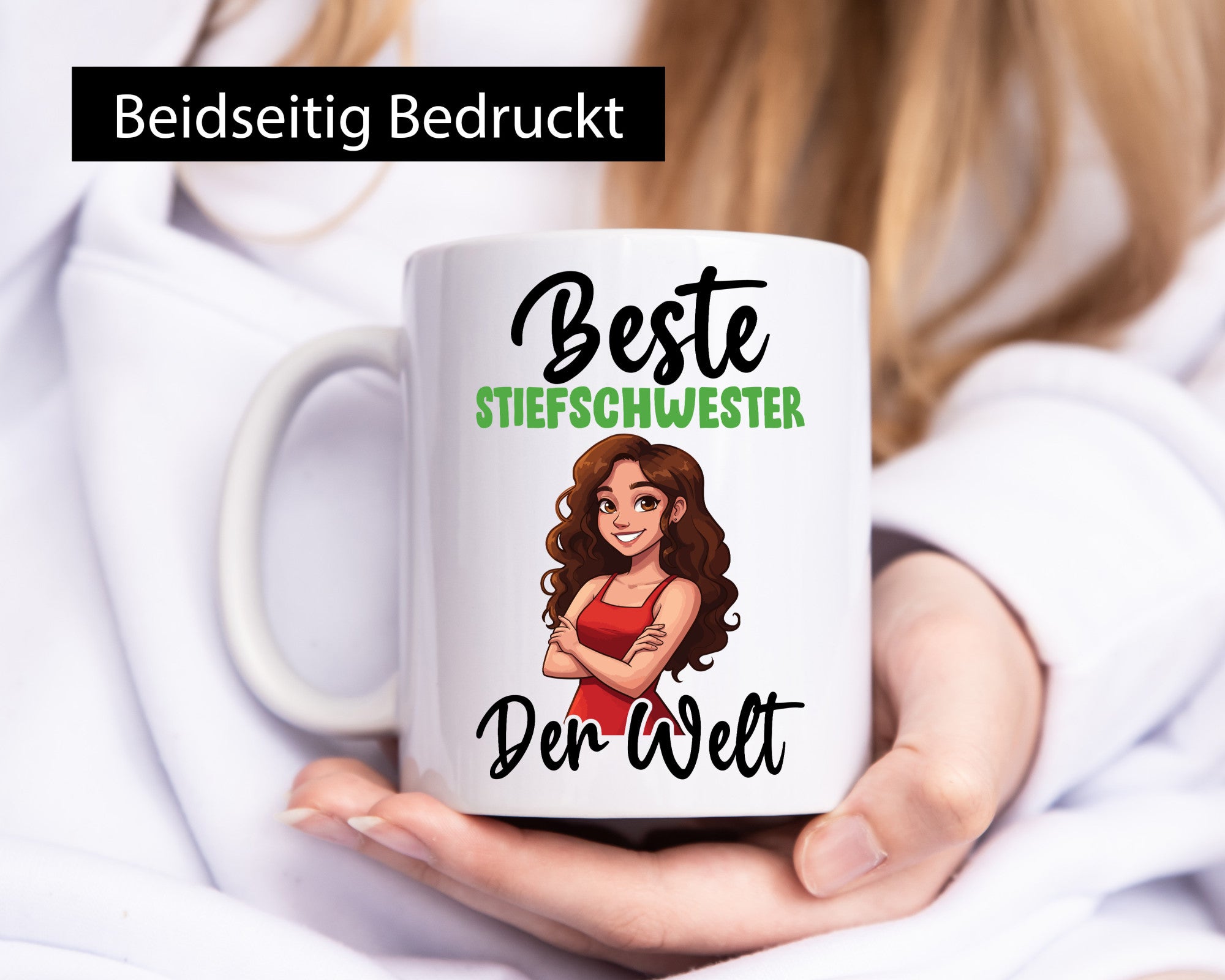 Beste Stiefschwester | Stiefmutter lustiger Spruch Geschenk Familie