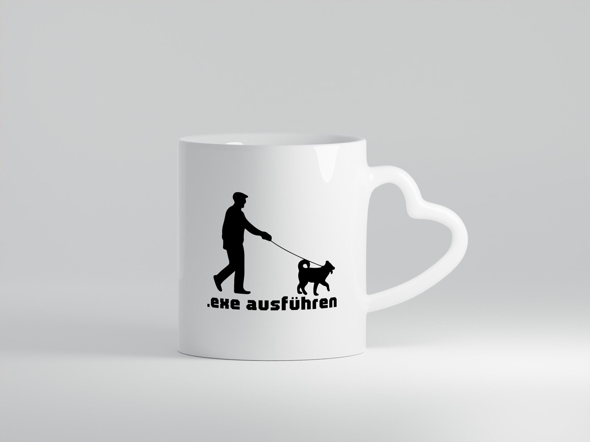 Exe ausführen | Echse Programmierer Informatiker Nerd Humor Geschenkidee Tasse