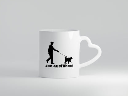 Exe ausführen | Echse Programmierer Informatiker Nerd Humor Geschenkidee Tasse