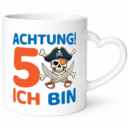 5. Geburtstag | 5 Jahre Pirat lustig Geschenkidee Geschenk Tasse