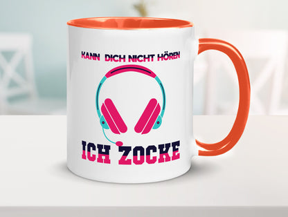 Kann dich nicht hören ich Zocke | Gamer Zocken Zocker Geschenkidee Humor Tasse